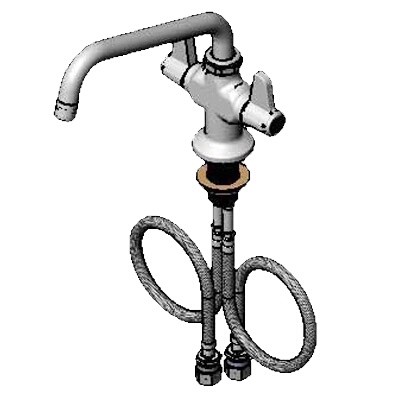 T&S Brass 5F-2SLX08 Deck Mount Faucet 