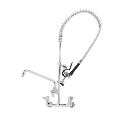 T&S Brass 5PR-8W08 Pre-Rinse Faucet with Add On Faucet 