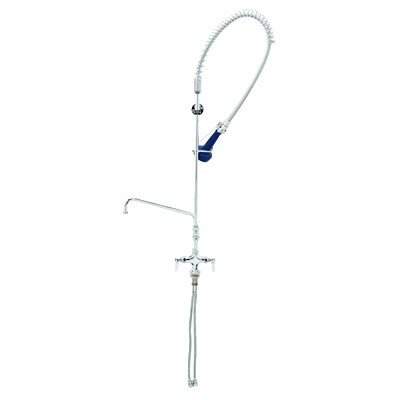 T&S Brass B-0113-A12-B08 Pre-Rinse Faucet with Add On Faucet 