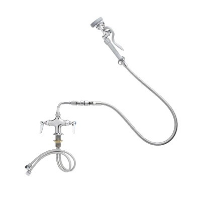 T&S Brass B-0200-44H-VB Faucet with Spray Hose 