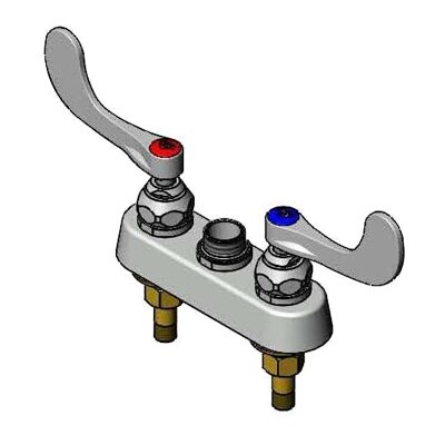 T&S Brass B-1110-LN-WH4 Deck Mount Faucet 
