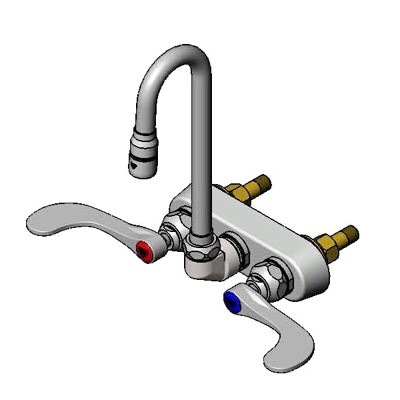 T&S Brass B-1115-132X-02 Wall Mount Faucet 