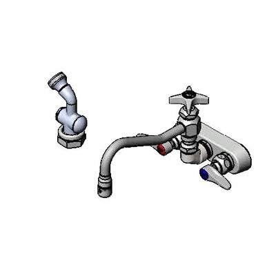 T&S Brass B-1156 Faucet with Spray Hose 