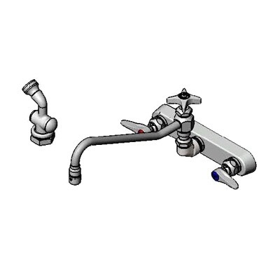 T&S Brass B-1157-12 Faucet with Spray Hose 