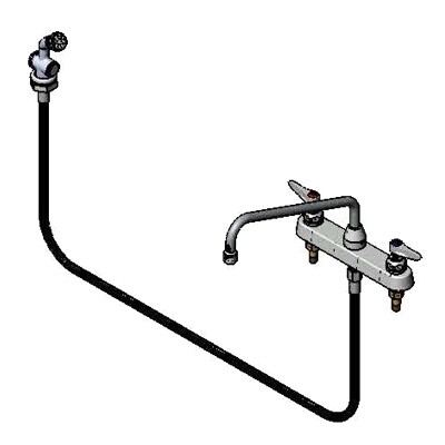 T&S Brass B-1172-01 Faucet with Spray Hose 