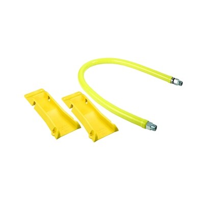 T&S Brass HG-2C-36-PS Gas Connector Hose Kit 