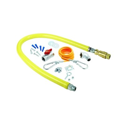 T&S Brass HG-4D-36K Gas Connector Hose Kit 