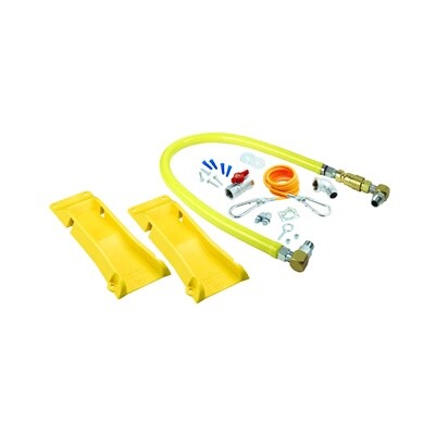 T&S Brass HG-4D-36SK-PS Gas Connector Hose Kit 