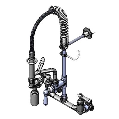T&S Brass MPY-8WCN-06-CR Pre-Rinse Faucet Assembly 