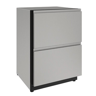 U-Line U-2224DWRINT-00A - Undercounter Refrigerator, 23-5/8'W, 4.9 cu. ft., (2) drawerss 