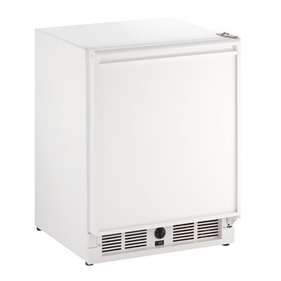 U-Line UARI121-WS01A - Undercounter Refrigerator/Freezer, 20-7/8'W, (1) solid door, white interior & exterior 
