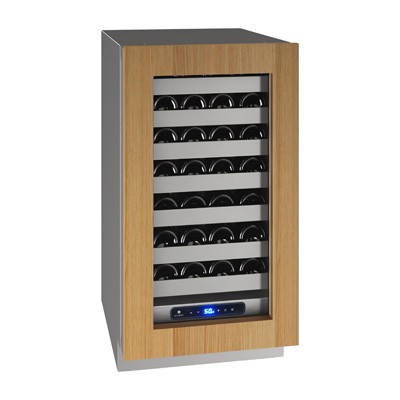 U-Line UHWC518-IG01A - Wine Captain Refrigerator, 17-3/4'W, 3.7 cu. ft., (1) glass door, integrated frame 