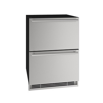 U-Line UHDR124-IS61A - Undercounter Refrigerator, 24'W, (2) integrated panel drawers 