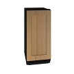 U-Line UHWC115-IS01A - Wine Refrigerator, 15'W, 3.0 cu. ft., (1) integrated panel solid door 