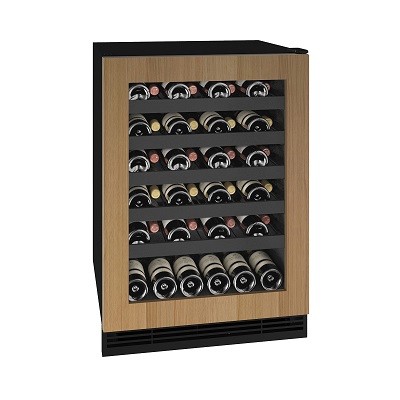 U-Line UHWC124-IG01A - Wine Refrigerator, 24'W, (1) glass door with integrated frame 