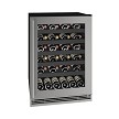 U-Line UHWC124-SG01A - Wine Refrigerator, 24'W, (1) glass door with stainless steel frame 