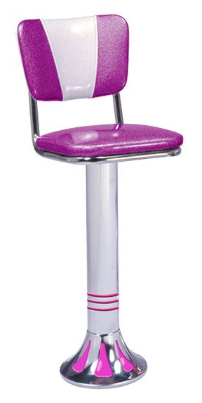 Vitro 1700-921 V - Classic Stool with 'V' Back & Teardrop Base, Grade 5 