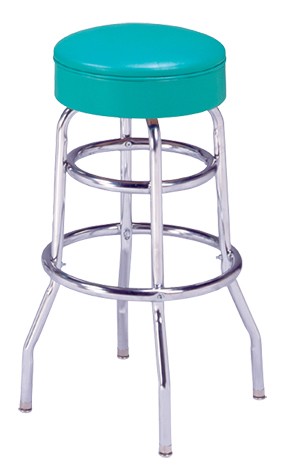 Vitro 215-125 R - Classic Stool with Double Ring Base, 30'H, Grade 5 