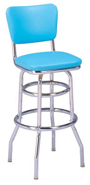 Vitro 215-921 - Classic Stool with Double Ring Base, 30'H, Grade 5 