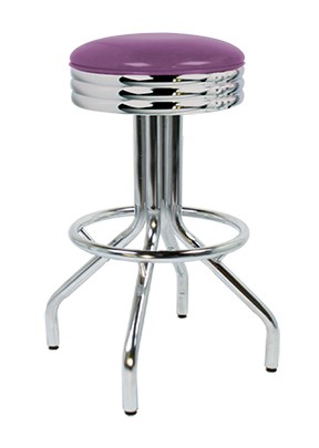 Vitro 250-49 NS - Classic Scalloped Ring Stool with Pyramid Legs, 30'H, Grade 5 