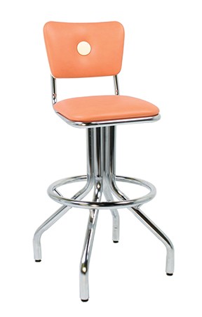 Vitro 250-921 BB - Classic Stool with Button Back & Pyramid Legs, 30'H, Grade 5 