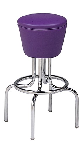 Vitro 264-161 - Classic Drum Seat Stool with Bent Legs, 30'H, Grade 5 