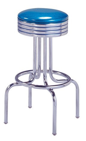 Vitro 264-782/49 NS - Classic Grooved Ring Stool with Bent Legs, 30'H, Grade 5 