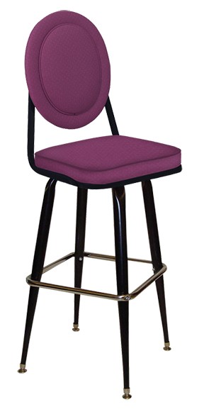 Vitro 265-X18 SHIB - Classic Tapered Leg Stool with Inset Back, 30'H, Grade 5 