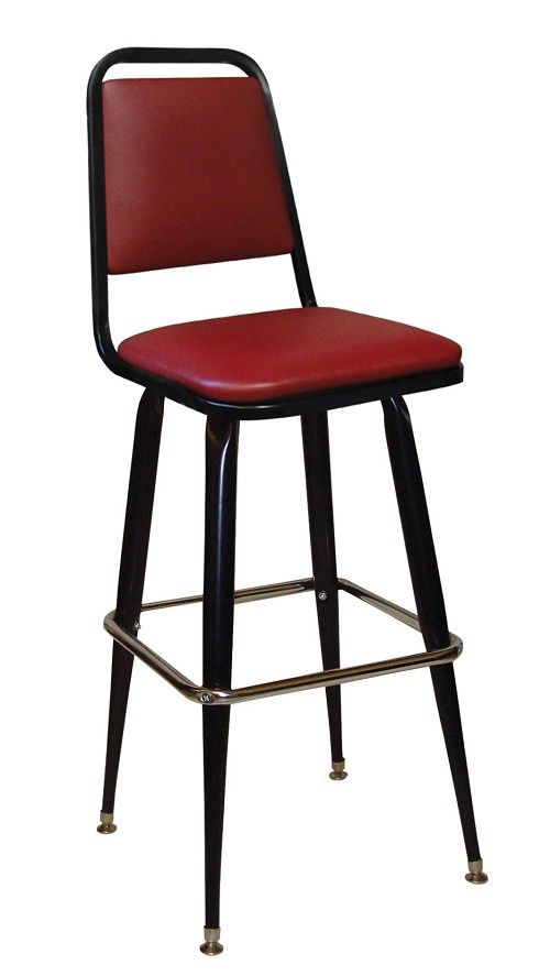 Vitro 265-X23 - Classic Tapered Leg Stool with Straight Back, 30'H, Grade 5 