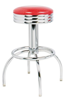 Vitro 300-49 NS/782 - Classic Scalloped Ring Stool with Arch Legs, 30'H, Grade 5 