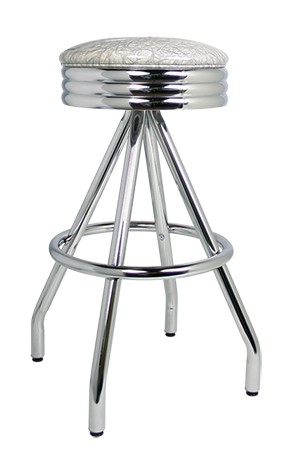 Vitro 400-49 NS - Classic Scalloped Ring Stool with Pyramid Base, 30'H, Grade 5 
