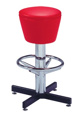 Vitro 500-161 - Classic Drum Seat Stool with Cross Feet, Grade 5 
