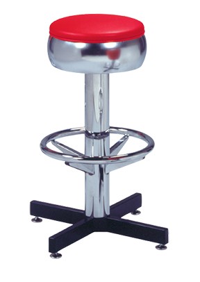Vitro 500-781 - Classic Bulged Ring Stool with Cross Feet, Grade 5 