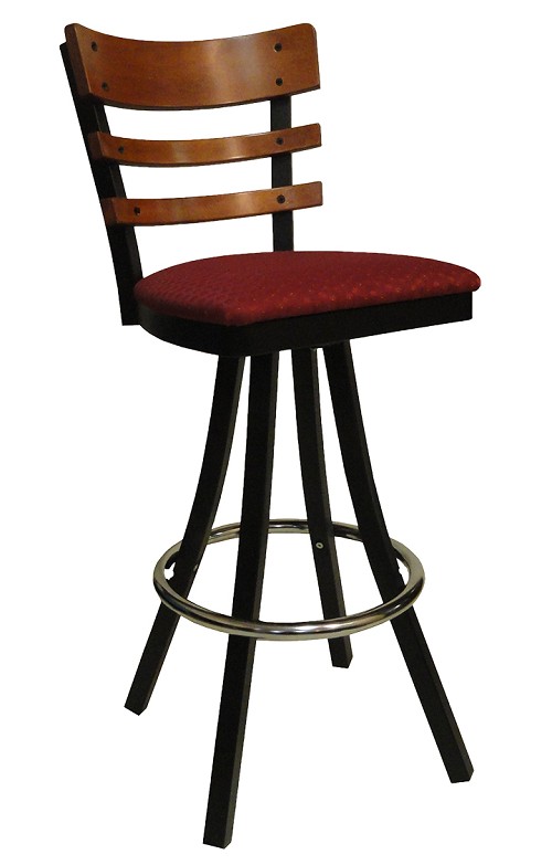 Vitro 600-INN-2120 BS - Innovations Chair, 41'H, Wood Ladder Back, Swivel, Grade 5 