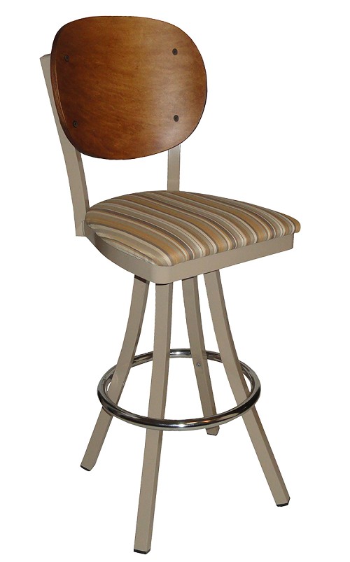 Vitro 600-INN-2320 BS - Innovations Stool, 41'H, Round Wood Back, Swivel, Grade 5 