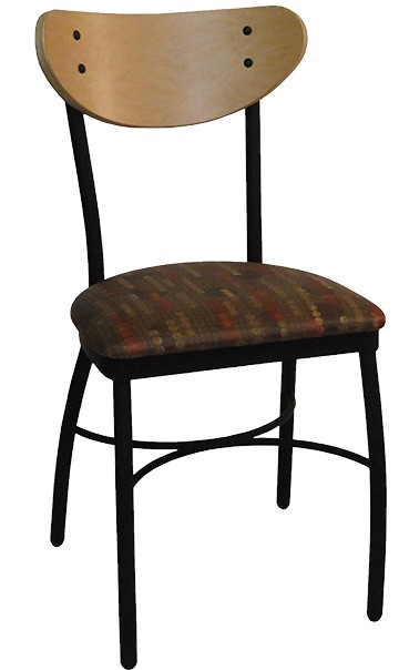 Vitro MAD-100 - Cafe Collection Epholstered Chair, 35.5'H, Beechwood Back, Grade 5 