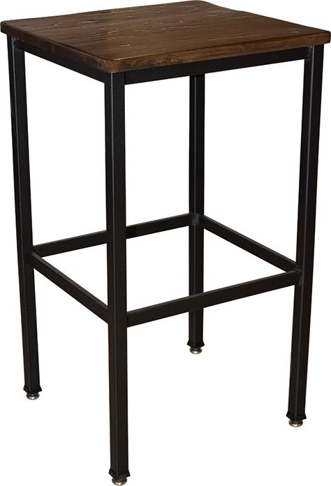 Vitro TUK-1150 BS - Tucker Series Barstool with Rustic Walnut Seat 