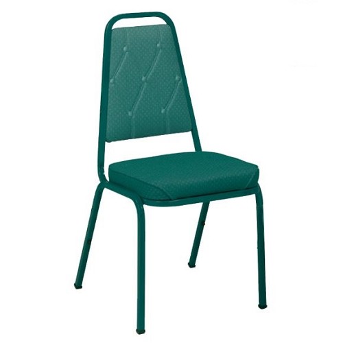 Vitro X-25 ISDT - Stacking Chair, Grade 5 Fully Upholstered, High Diamond Back 