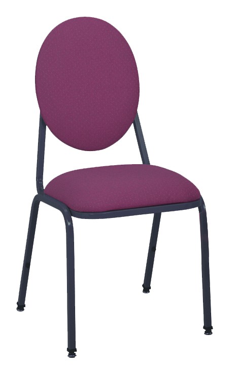 Vitro X-18 LS - Stacking Chair, Grade 5 Fully Upholstered, Oval Back 