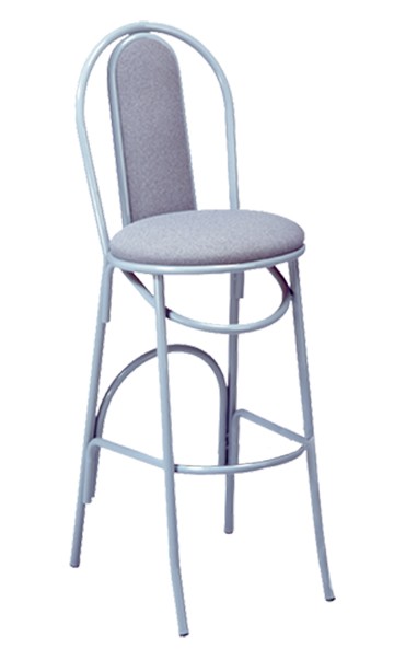 Vitro X-54 BS - Parlor Hairpin Stool, 43'H, Upholstered Back, Grade 5 