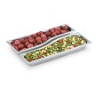 Shapes provide dramatic presentation and reduced capacity to reduce food waste. 