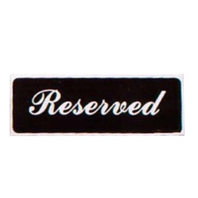 Vollrath 4135 Tabletop Sign 