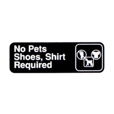 Vollrath 4523 Compliance Sign 
