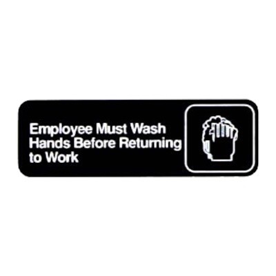 Vollrath 4530 Compliance Sign 