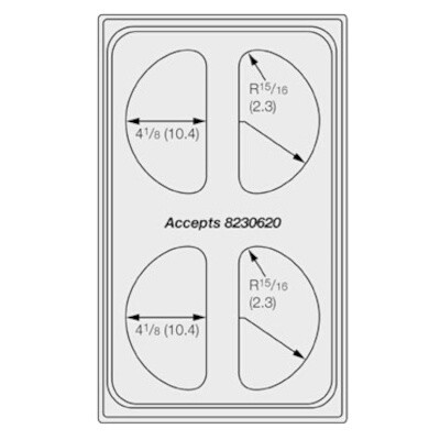 Vollrath 8241314 Adapter Plate 