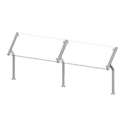 Vollrath N98636 Stationary Sneeze Guard 