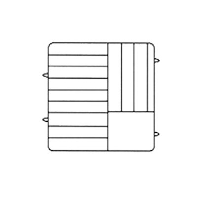Vollrath PM1211-4 Plate Dishwasher Rack 