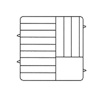 Vollrath PM1211-6 Plate Dishwasher Rack 