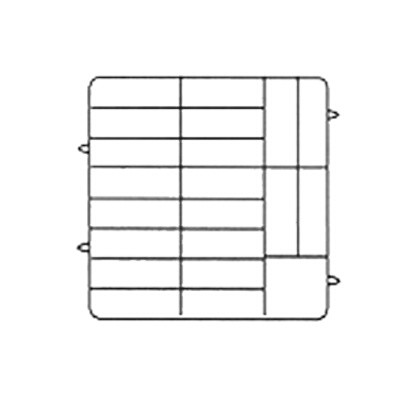 Vollrath PM2006-3 Plate Dishwasher Rack 
