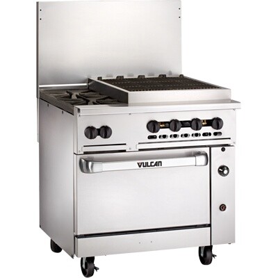 Vulcan 36C-2B24CBN Restaurant Range 